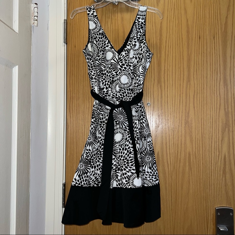 Black and White Nine West Dress